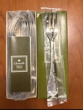Christofle Marly ,12 Fourchettes À Gâteau,neufs Blister 