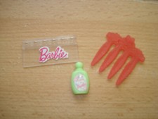LOT BARBIE ACCESSOIRES DE MAISON /peigne my little pony, petit poney vintage ***
