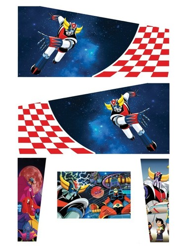 Stickers goldorak modèle - stickers goldorak, 2