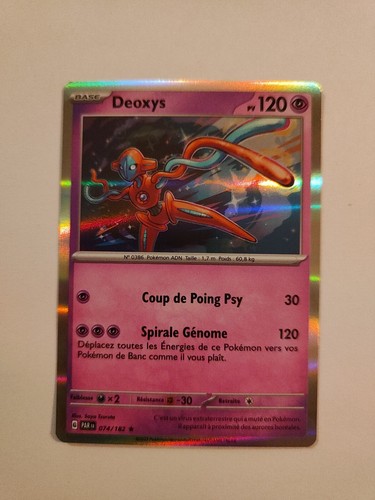 Carte pokémon deoxys - carte,