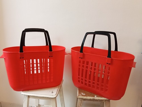 Paniers cabas plastique - paniers,