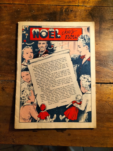 Ancien livre pages noel - livre,