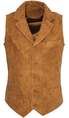 Gilet classique cuir - en,