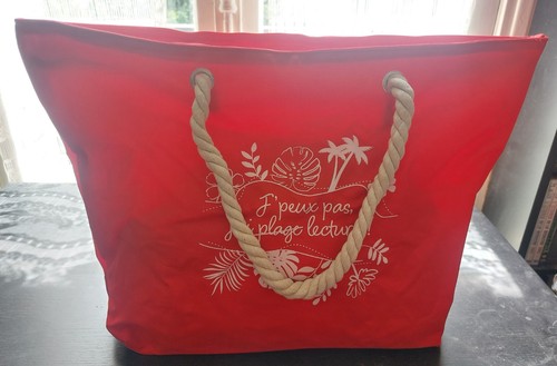 Sac main fourre tout - tout, rouge