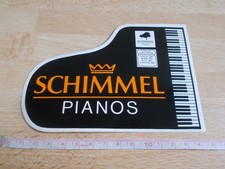 Autocollant SCHIMMEL PIANOS