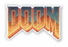 Sticker plastifié DOOM retro