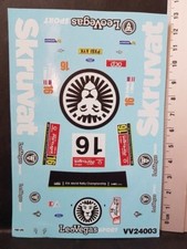 DECALS 1/24 FORD FIESTA WRC