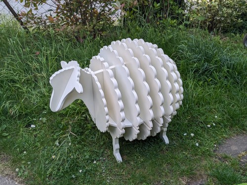 Mouton bibliothéque porte - -,
