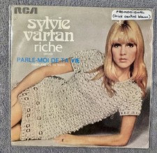 Sylvie Vartan 45T Promo Espagne 1972 RICHE / PARLE-MOI DE TA VIE RCA 3-10779