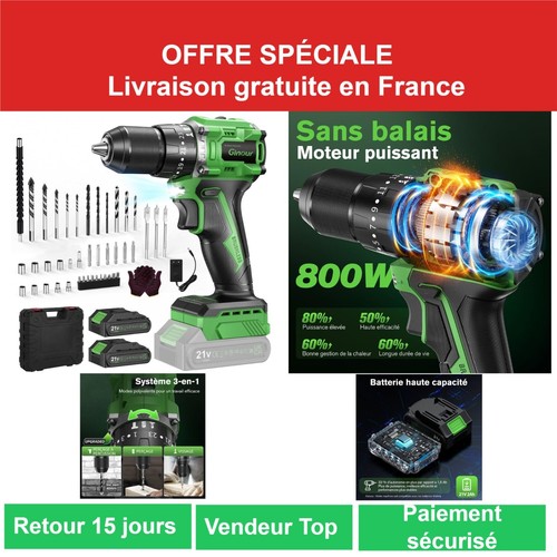 Ginour perceuse visseuse - perceuse-visseuse, à