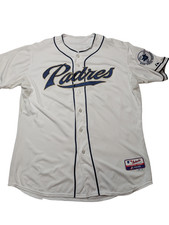 Chemise maillot de baseball vintage Padres Matt Kemp Majestic taille 48/XL #2bab