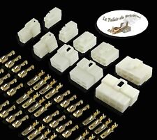 Kit Connecteur électrique 1/2/3/4/6/8 Voies-Terminal 6.3mm-Auto Moto Bateau Quad