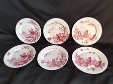 Vieillard / 6 assiettes en