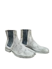 Maison Margiela Painted Chelsea Tabi Boots White  Size EU 40 Men US 7, Women  10