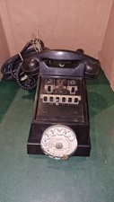Ancien Telephone Noir Bakélite à Cadran JEUMONT SCHNEIDER Vintage