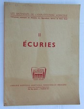 Les Ecuries - 1947 - Bâtiments Exploitation Agricole - illustré par 31 Planches