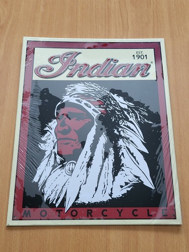 Plaque publicitaire indian - plaque,