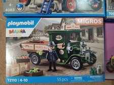 Playmobil  Rare 4 camions Belle Epoque 72110, 5640, 4083, 70937 MISB NRFB New *