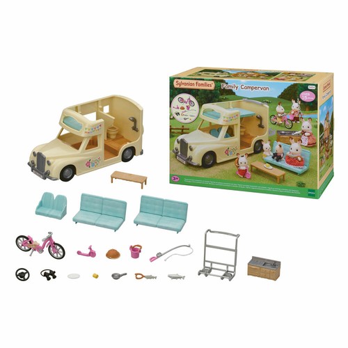 Sylvanian families camping - families, camping-car