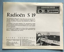 Radio citroen 1965 pub - 19,