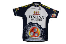 Maillot cyclisme vintage Sibille Festina Peugeot