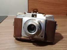 Agfa Silette Pronto 35mm Film Camera Color Apotar 1:2.8/45 Lens in Leather Case 