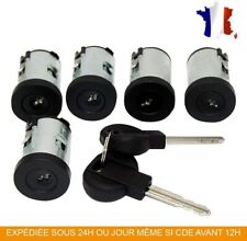 5 Barillets serrure avec 2 clés pour Peugeot Expert, 806, Scudo, Ulysse, Zeta