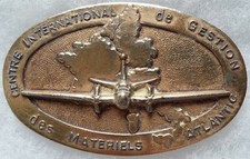 Insigne Aéronavale CIGMA rare type 1 Ctre International Gestion ATLANTIC Drago