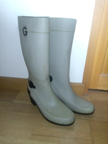 Bottes pluie talons - de, à
