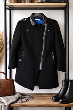 Manteau Sandro noir T36 –