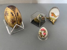 OEUFS DE COLLECTION DÉCORS PEINTS MAIN