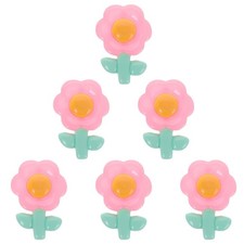 6 Pcs Stickers Voiture Fleurs
