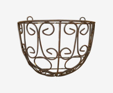 jardinière murale en fer forgé  / porte plante 