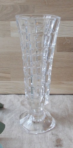 Ancien vase verre fleurs - a,