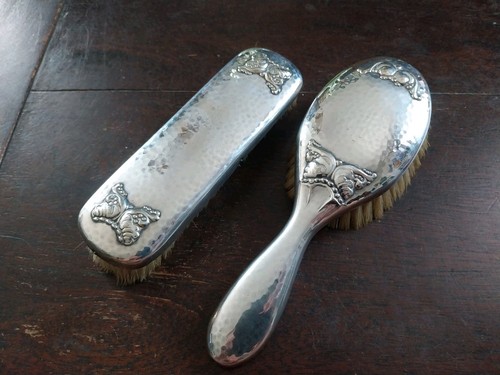 Brosses argent anciennes - 2, en