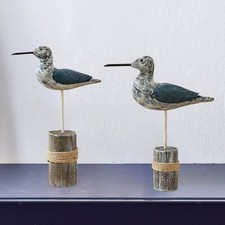Lot de 2 figurines d'oiseaux
