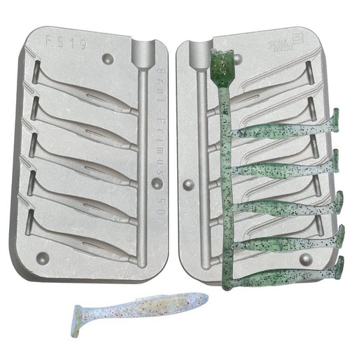 Moule leurre souple alu shad - a,