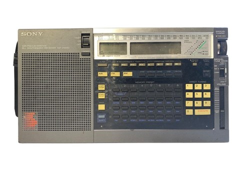 Used sony icf - icf-2001d, portable