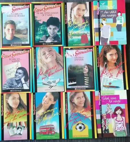 Livres coeur grenadine - livres,