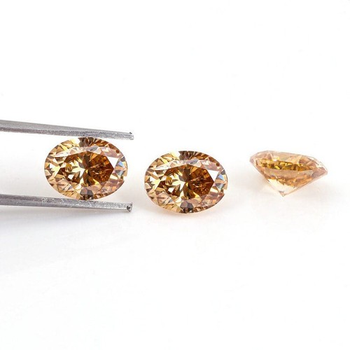 Diamant champagne ct vvs1 - 6,5,