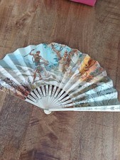 Éventail   motifs  chérubin