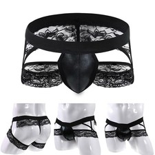 Boxer homme sexy dentelle slip