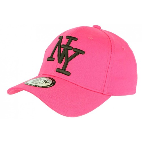 Casquette rose noire - rose,