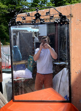 Miroir ou cadre en fer forgé