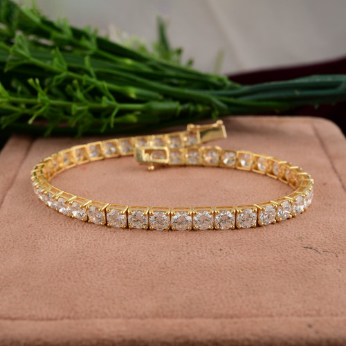 Diamant rond tennis - diamant,