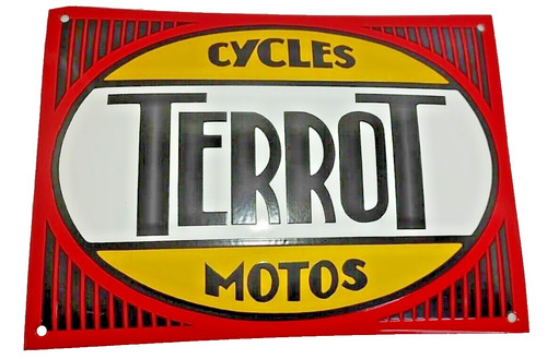 Plaque émaillée cycles
