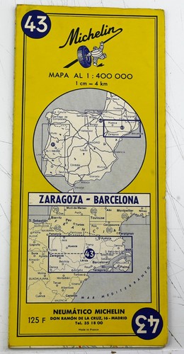 Carte michelin 43 zaragoza - michelin,