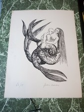 - Jean MARAIS  Lithographie signée numérotée 66x50 .