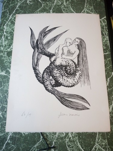 Jean marais lithographie - -,