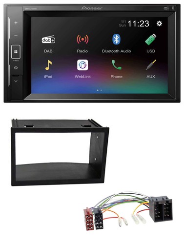 Pioneer dab mp3 2din bluetooth - mp3,